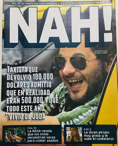 Revista Nah Edición Especial Nasa Ovni Asados (como Nueva)