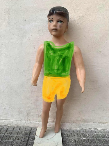 Maniquí Niño Cuerpo Entero Con Base Talle 8/10