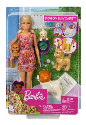 Barbie Guardería De Perritos.