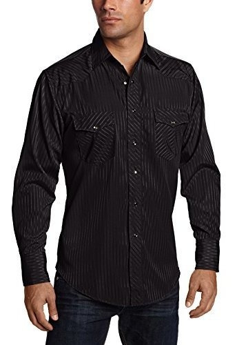 Wrangler Sport Western Playera De Manga Larga Para Hombre