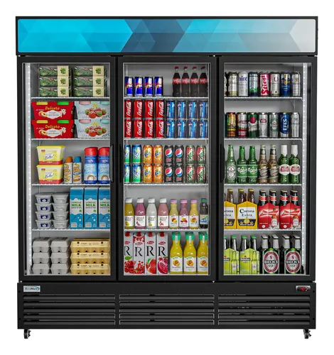 Koolmore Mdr-3gd-63c 3 - Refrigerador Comercial De Vidrio, R