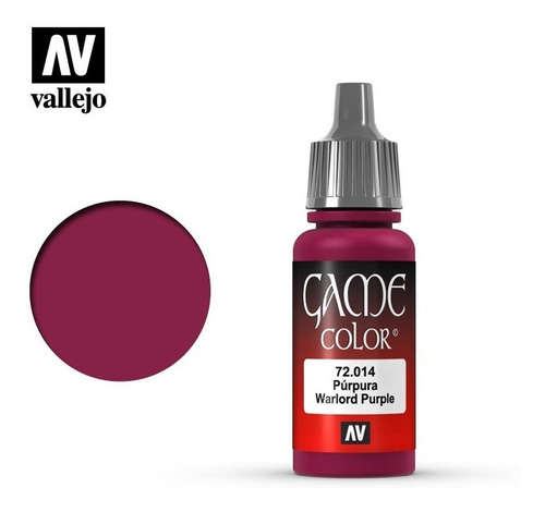 Tinta Warlord Purple 72014 Game Color Vallejo Modelismo