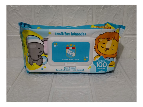 Toallitas Húmedas Sporting Cristal Pack 12 X 100 Unid.