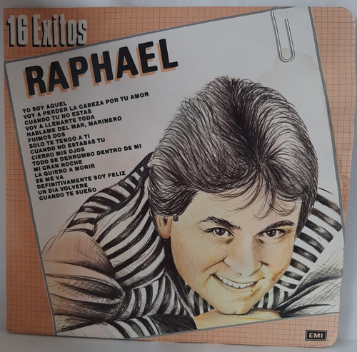 Raphael - 16 Exitos Vol. 2 Vinilo (lp)