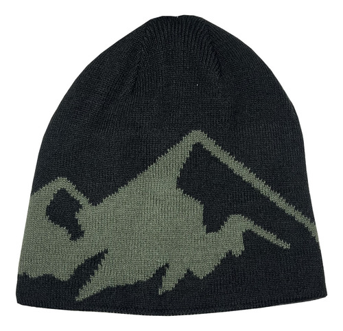 Gorro Reversible Quiksilver M&w Verde Ski Snow Tejido Abrigo