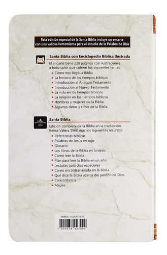 Imagen 4 de 5 de Biblia Rvr60 Letra Grande C/índice C/enciclopedia Ilustrada