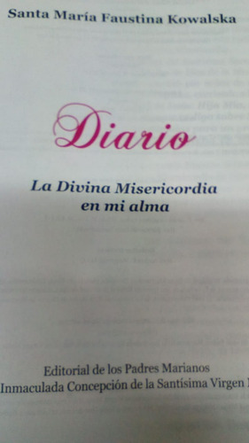 Imagen 5 de 9 de Diario De Sor Faustina. Edición Económica