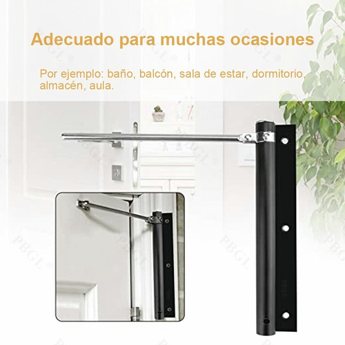Imagen 2 de 8 de Cierrapuertas Automático Con Resorte De Acero Inoxidable