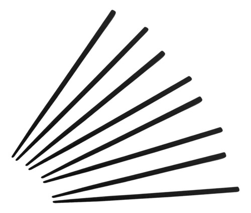 Kit 5 Pares Hashi Pauzinho Palito Comida Japonesa Chinesa Cor Preto