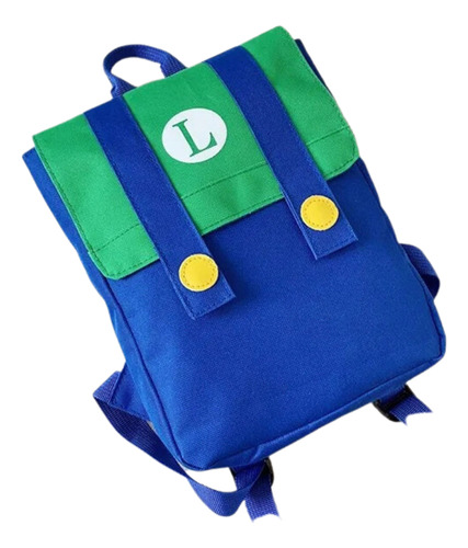 Mochila De Luigi (nuevas) 28 Cm De Alto.