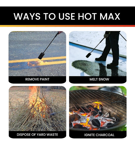 Soplete Antorcha Hot Max 500g Big Max 500,000 Btu Propano