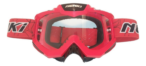 Antiparra Motocross Nenki Nk-1016 Modelo Basico Indumentaria Armazón Rojo