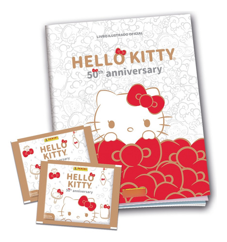 Hello Kitty 50° Aniversario - Álbum + 25 Sobres De Figuritas