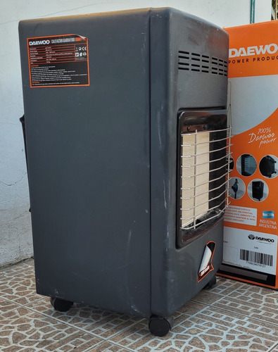Calefactor A Gas Para Interior Daewoo Dany-113 - Gris Gris Oscuro (Usado)