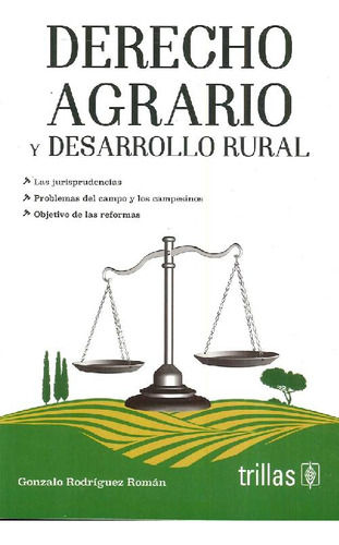 Libro Derecho Agrario Y Desarrollo Rural De Gonzalo Rodrígue