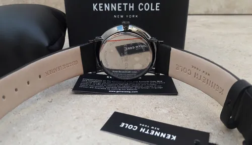 Reloj Kenneth Cole Cuarzo Cuero Genuino 100 Original Nuevo