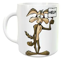Comprar Taza Cerámica Sublimada El Coyote Looney Tunes Mermelada Blanco El Coyote Looney Tunes D3