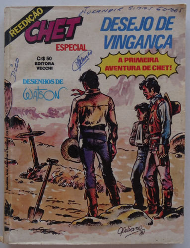 Chet Especial: Desejo De Vingança Nº 1 Edit Vecchi Mar 1981