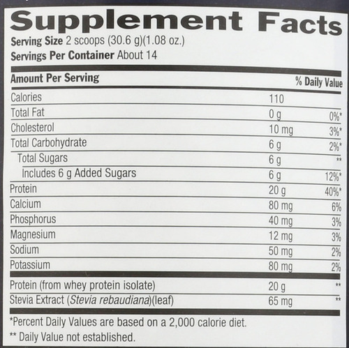 Biochem 100% Proteína Aislada De Suero Sabor A Vainilla