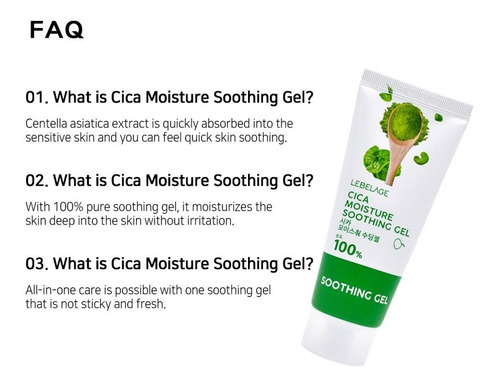 Crema Gel Hidratante Coreano_ Revitalizante De Cica 100ml