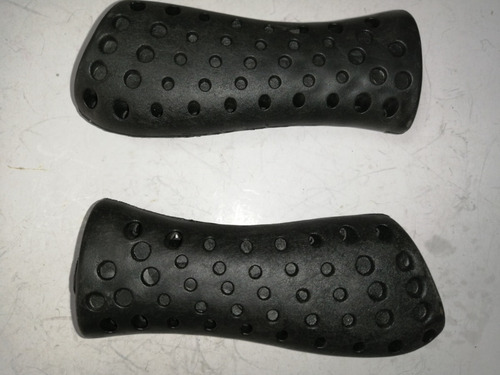 Imagen 4 de 4 de Puños Colmena Negros De Bicicletas Pack De 4 Pares