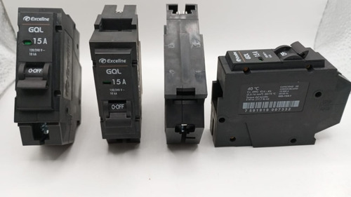 Breakers Termomag. Para Empotrar Gql 1 Polo 15 Amp Exceline