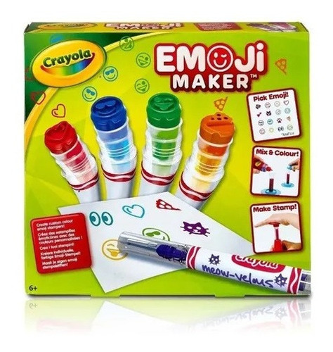 Imagen 1 de 2 de Fabrica De Emojis Crayola Set Para Armar Emoji