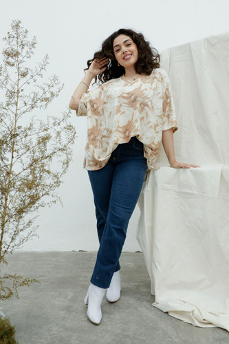 Remera Morley Estampado Maxi Blusa Remeron Talles Grandes