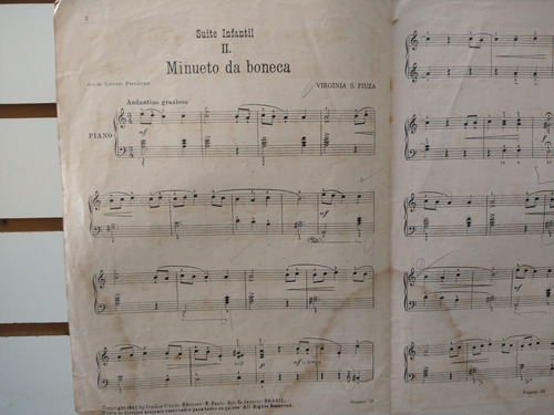 Minueto Da Boneca Suite Infantil 2 - O Dia Para Piano (Usado)