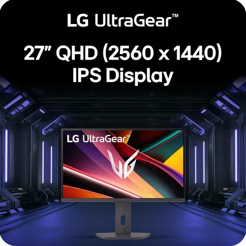 Monitor Gamer LG 27 Qhd Ips 200hz 1ms 27g610a Color Gris Oscuro