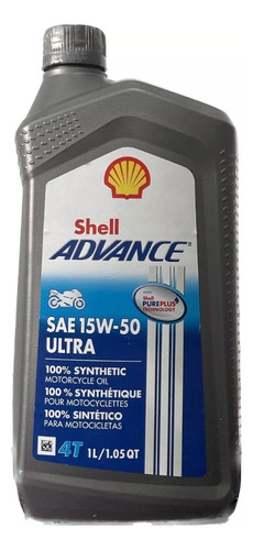 Shell Advance 15w50 Ultra 4t - 2 Litros