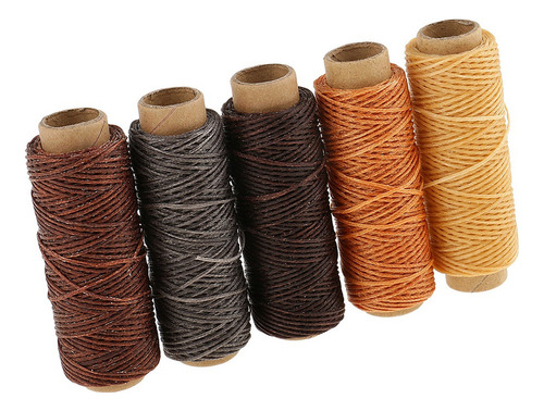 14 Piezas / Set Hilo Encerado De Cuero Hilo De Coser Agujas