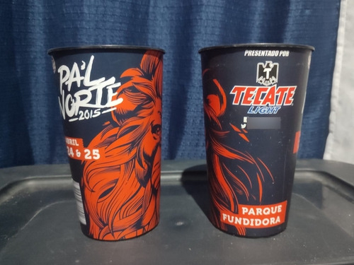 Vaso De Colección Festival Tecate Pal Norte 2015 Monterrey 