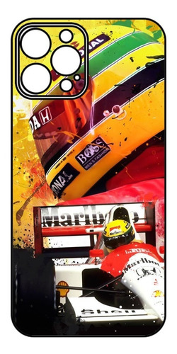 Protector Wrap Skin Vinil iPhone Ayrton Senna F1 + Hidrogel 