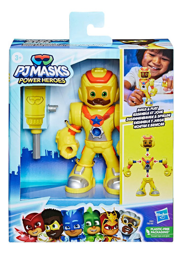 Pj Masks Power Heroes Builtable Heroes, Figura De Acción De