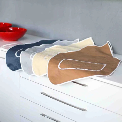 Avental Flanelado Colorido Domestico Com Bolso Casa Cozinha Cor Sortidos Desenho Do Tecido Relevo Flor