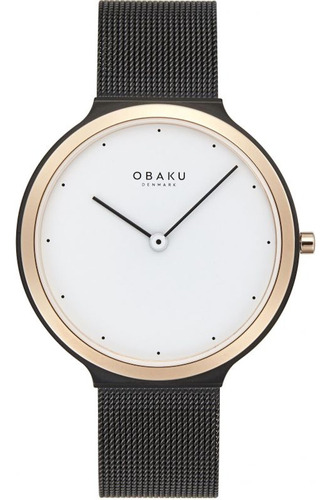 Reloj Obaku Denmark V269lxmwmb Satin Lille Clásico-negro