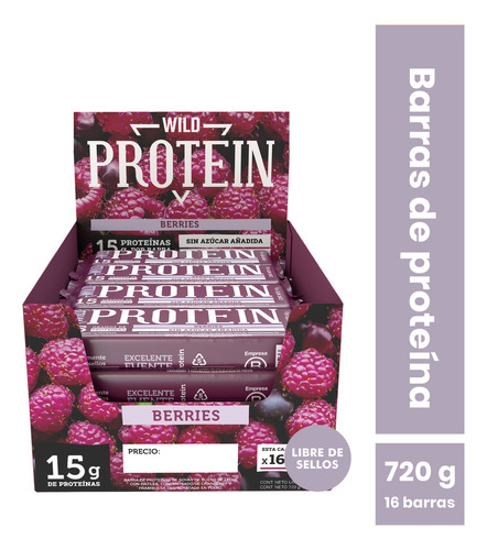 Wild Protein Berries 16 Unidades
