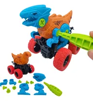 Comprar Auto Dinosaurio T Rex 4x4 Armar Friccion Truck Monster Coche