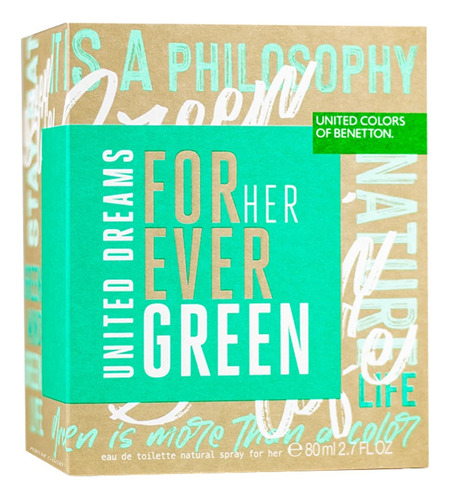 Benetton Forever Green Her Edt 80ml