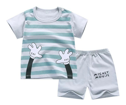 Conjunto Mickey Mouse Bebé 12 Meses