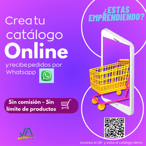 Páginas Web Y Catálogo De Productos Online Y Whatsaap