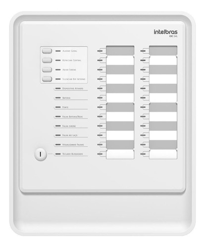Central Alarme Incêndio Convencional 24 Laços Cic24l Engesul