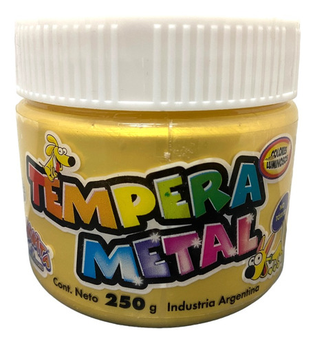 Tempera Colores Metal Señorita Sta Pote 250grs X Unidad