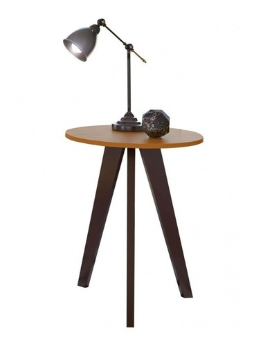 Mesa Lateral Alba Roble Americano Medidas 50 X 64cm (d X H)