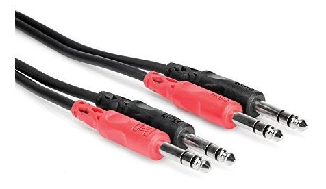 Hosa Css-202 Doble Trs De 1/4 PuLG. Con El Mismo Cable De In