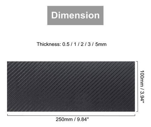 Resistencia A 3k Tablero De Fibra De 100x250 Mm 3 Mm 3 Mm