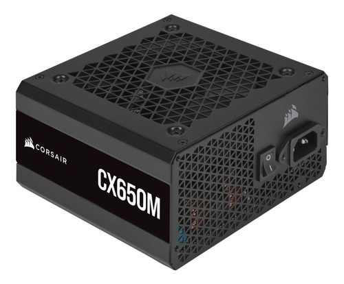 Imagem 1 de 9 de Fonte de alimentação para PC Corsair CX-M Series CX650M 650W black 100V/240V