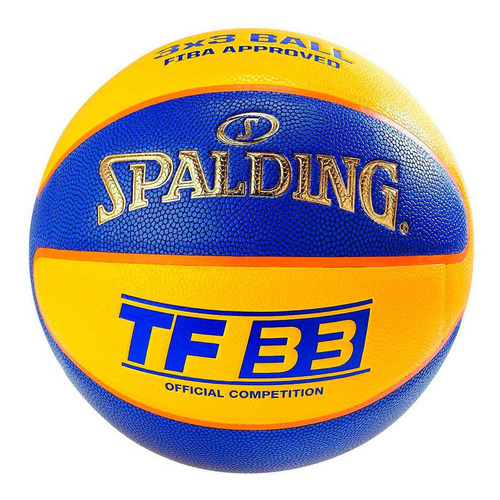 Bola Basquete Spalding Tf-33 3x3 Fiba  - Ama/azul Un