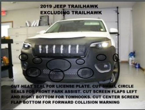 Antifaz Jeep Cherokee 2019 Excepto Trailhawk